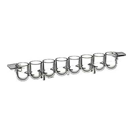 Greiner Bio-One 767001 Microlon 200 U8 Well Strip, Medium Binding, 1x8 Round Bottom Strips for Plate Frame 754101, PS, Color: Clear (Pack of 400)