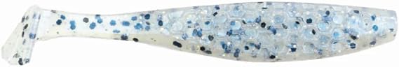 NetBait HexTek Blip Minnow | Soft Plastic Swimbait | Precision Finesse Paddle-Tail for Bass | Blue Pearl Hologram, 3-Inch