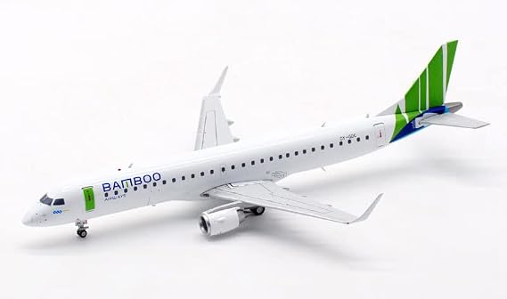 JC Wings 1/200 Complete BAMBOO AIRWAYS EMBRAER 195-200LR OY-GDC DIECAST Aircraft Pre-built Model Diecast Model Aircraft