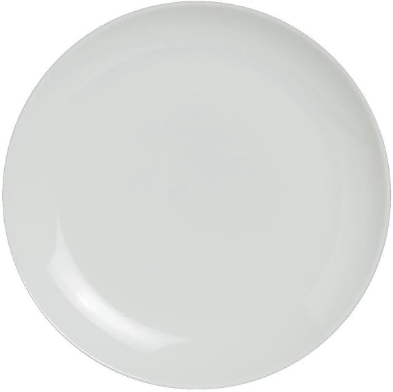Steelite Folio 6940E632 Parliament Alpha-Ceram 6-1/2" Coupe Plate - 12 / CS
