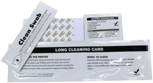 Cleaning Kit for Fargo HDP5600, HDP5000, HDP5000, HDP5600 Card Printers, Compatible Replacement