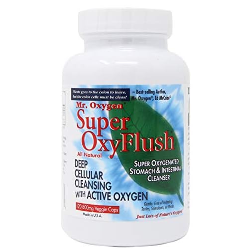 SUPEROxyFlush Unleashed! Absolute TOP Best Colon Cleanser! 120 Caps
