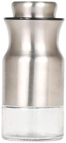 Dulton K20-0126 Curved Spice Jar, Silver