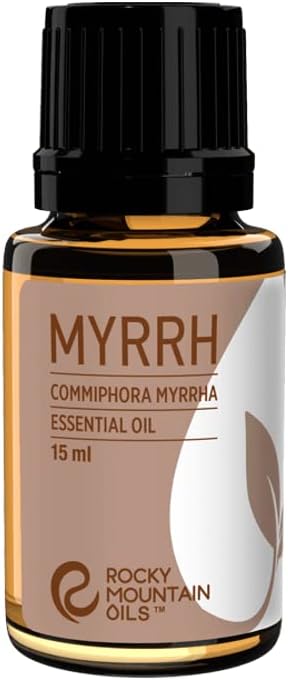 Rocky Mountain Oils Myrrh Essential Oil - Grade Essential Oils for Diffuser, Topical, and Home - 15ml