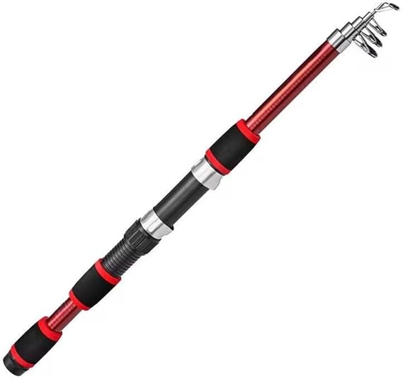 Telescopic Carbon Fiber Fishing Rod Combo Set with Spinning Reel Fishing Bag 6ft Retractable Ultralight Carp Line Hook