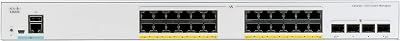 Cisco Catalyst 1000-24FP-4X-L Network Switch, 24 Gigabit Ethernet PoE Ports, 370W PoE Budget, 4 10G SFP Uplink Ports, Enhanced Limited C1000-24FP-4X-L