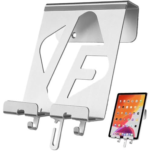 IFCASE Aluminum Universal Wall Mount Holder for iPad AirMiniPro, Galaxy Tab, Android Tablets, Cell Phones, eReader with Amplifier Design Silver