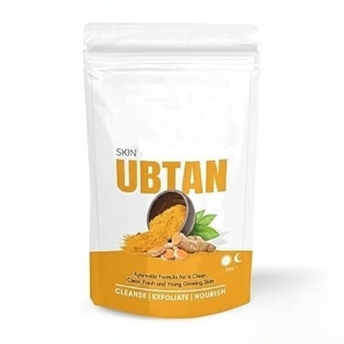 Beauty Secret Ayurvedic Skin Brightening Ubtan Natural Face Wash Powder for Flawless and Glowing Skin - Enriched with Turmeric, Aloe Vera & Sandalwood - Pack Of 1 100gm