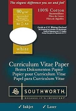 Southworth International A4 Cotton Fibre Paper - White
