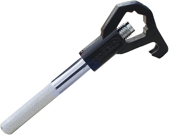FireHoseDirect Single Head Short Adjustable Fire Hydrant Wrench