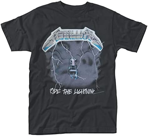 Metallica Mens Ride The Lightning T-Shirt X-Large Black