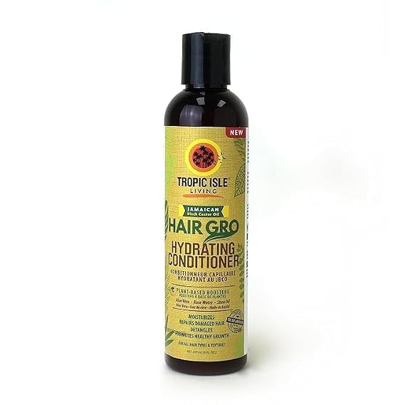 Hair Gro Cleansing Hydrating Conditioner 237ml - Aloe Vera, Rose Water for Nourishing and Softening the Hair, Shea Oil to Help Moisturize and Repairs Damaged Hair, Paraben Free, Sulfate Free