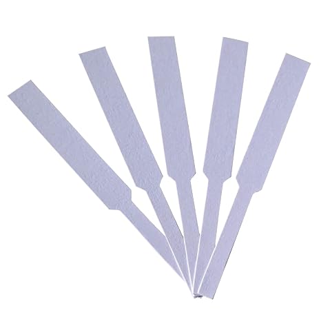 200 Pieces Perfume Tester Strips, Disposable Perfume Blotter, Fragrance Tester Strips, Perfume Paper Test Strips for Scents and Essential Oils, Perfume Blotter Cards 4.7'' x 0.51''