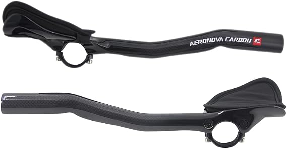 Carbon Fiber Aero Bars For Gravel Bike 340mm Clip On Tri Bars
