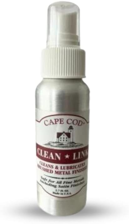 Cape Cod Clean Link | Cleans & Lubricates Brushed and Satin Metal Finishes (Qty 1) 2.7ounce Spray