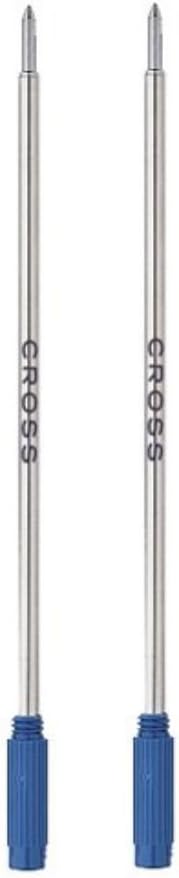 Cross 85112 Refills for Ballpoint Pens, Medium, Blue Ink, 2/Pack