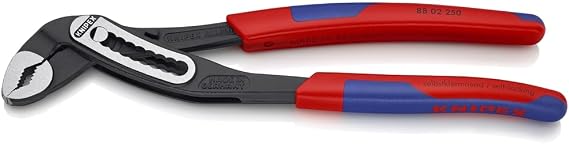 KNIPEX Tools - Alligator Water Pump Pliers, Multi-Component (8802250), 10 inches