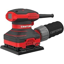 CRAFTSMAN Electric Sander, 1/4 inch Sheet, 13,500 OPM, 2 Amp, Corded (CMEW230)