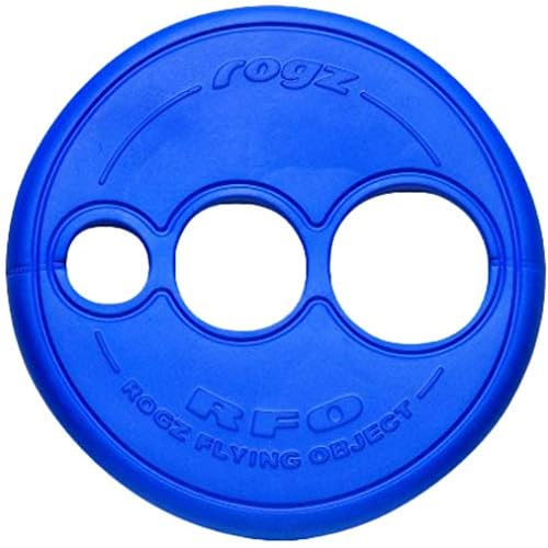 Rogz Flying Object Disc Dog Toy, Blue