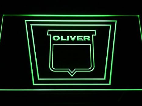 Oliver Tractor LED Neon Light Sign Man Cave D189-G by LEaD Sign