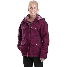Berne Women's Softstone Duck Barn Coat, X-Large Regular, Plum