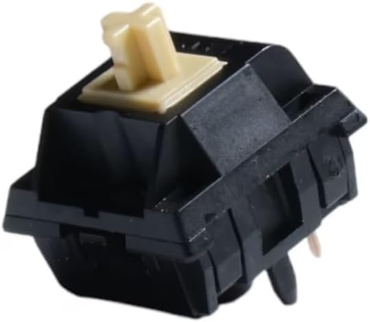 Keygeek Y3 Switch, 5Pin Thocky Linear Pre-Lubed Mechanical Keyboard Switch(48g,90PCS)