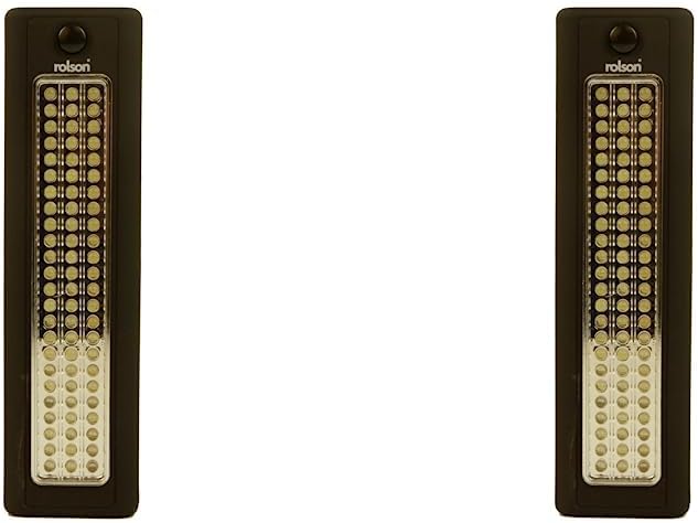 Rolson 61770 72 LED Inspection Lamp, Black Single Pack of 2
