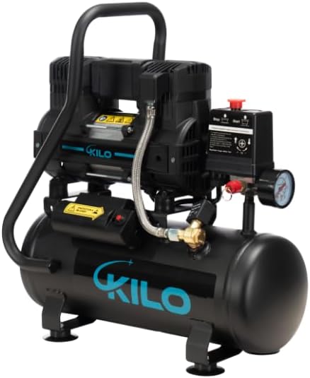 1.0HP 2-Gallon Oil-Free Ultra Quiet Air Compressor