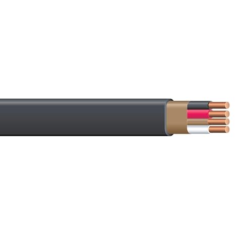 Woods 63950032 50 ft. 6/3 Black Stranded CU SIMpullTM NM-B Wire