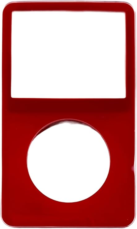 Replacement Faceplate for iPod Classic 5th Generation Video A1136 - Red