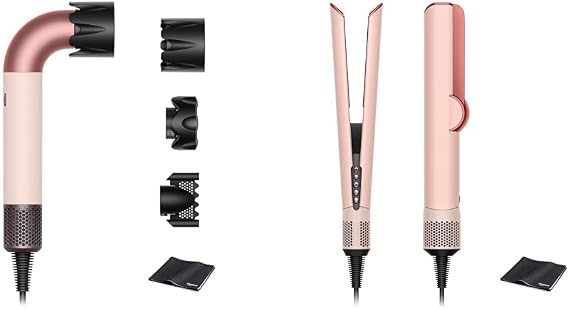 Supersonic r™ヘアドライヤー セラミックピンク HD17 VLP AM + Airstrait™ストレイトナー さくらチェリー HT01 KP AM 2点セット