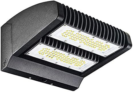 dephen 120W Rotatable LED Wall Pack, Two Directional Outdoor Flood Lights | 60-120 Beam Angle Adjustable Wallpack, 5000K 16200LM IP65 Commercial Exterior Security Lighting, UL Listed