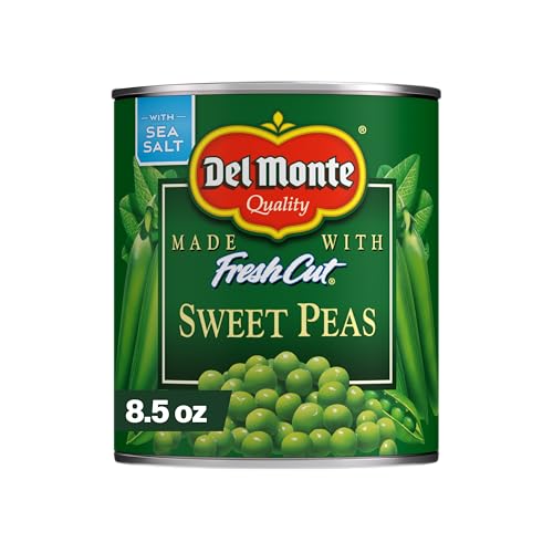 DEL MONTE FRESH CUT Sweet Peas, Canned Vegetables, 8.5 oz Can