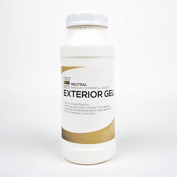 FGCI Marine Grade Gel Coat Kit for Boat Building & Repair