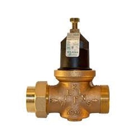 Zurn - 1-NR3XLHRSC Wilkins Lead-Free FNPT Union x FNPT Sealed Cage SS Screw 15-150 psi Pressure Reducing Valve, 1