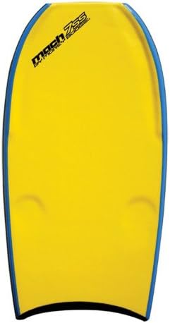 Morey Mach 7-SS Bodyboard - Dual Power Rod Stringer Knee Contour, Upper Chime Rail, Crescent Tail 41.5", Single