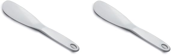 Norpro 7.5" Long Flexible Heat Resistant Nylon Spatula Scraper, Set of 2