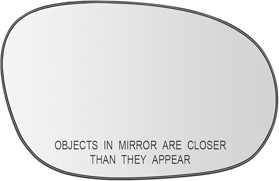 Senzeal Passenger Side Heated Mirror Glass Replacement for Dodge Challenger 2008 2009 2010 2011 2012 2013 2014 2015 (Right Side)