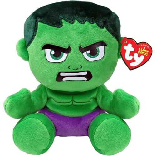 TY Beanie Babies Hulk Soft Body - 6, Green