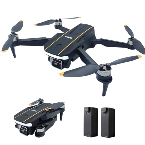 Super Enduring Brushless Motor Drone with Camera for Beginners, CHUBORY A68 WiFi FPV Quadcopter with 2K HD Camera, Auto Hover, 3D Flips, Headless Mode, Trajectory Flight, 2 Batteries, Carrying Case