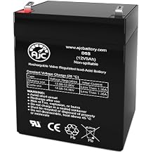 AJC Battery Compatible with CSB HR1221W 12V 5Ah Sealed Lead Acid Battery