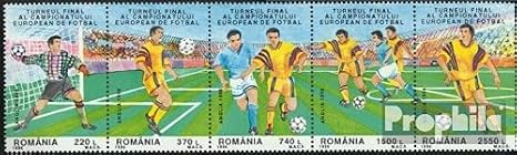 Romania 5180-5184 Five Strips (Complete.Issue.) unmounted Mint/Never hinged ** MNH 1996 Football European Championship 96 England (Stamps for Collectors) Soccer