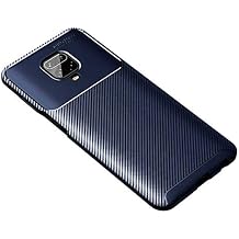 Spia Xiaomi Redmi Note 9S Kılıf Lacivert Karbon Silikon Orijinal Esnek İnce Geliştirilmiş Dayanıklı Darbe Karşıtı Koruyucu Yeni Nesil Tasarım (Xiaomi Redmi Note 9S, Lacivert)