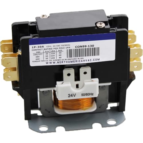 621661 - ClimaTek Single Pole  1 Pole 30 Amp Replacement Condenser Contactor Replaces Nordyne