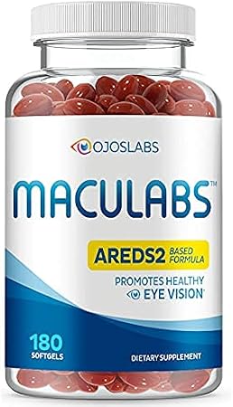 AREDS 2 Eye Vitamins for Adult Macular Health Support (180ct)