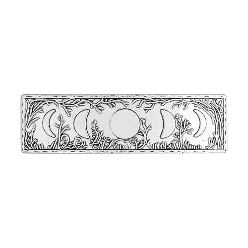 HAQUIL Viking Moon Rectangular Hair Clip, Hair Barrettes, Vintage Celtic Knot Protection Hairclip Jewelry Accessories Gift for Women