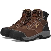 KEEN Utility Men's Evanston 6” Composite Toe Waterproof Internal Met Guard Work Boots