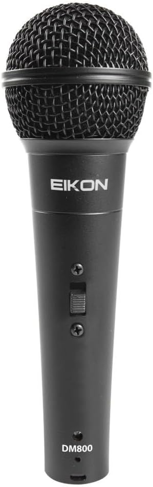 PROEL Eikon DM800 Professional Vocal Microphone with Dynamic Capsule (Black, Black)