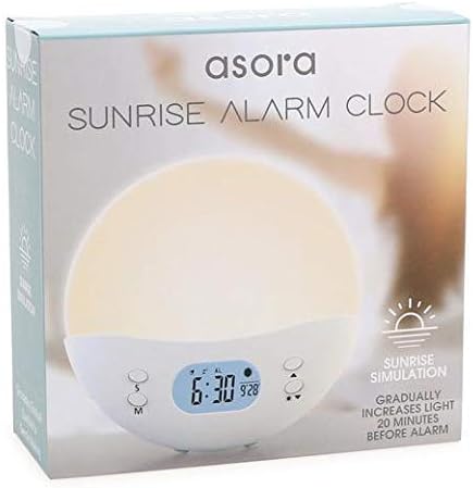 ASORA Sunrise Alarm Clock with Sunrise Simulation