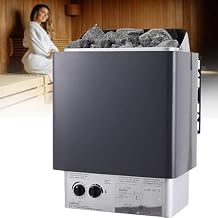 Sauna Heater, 3-9kw 200v-380v Electric Sauna Heaters Stove Dry Steam Sauna Bath, with Built-in Controls, for Home Hotel Spa Steam Room (4.5KW)